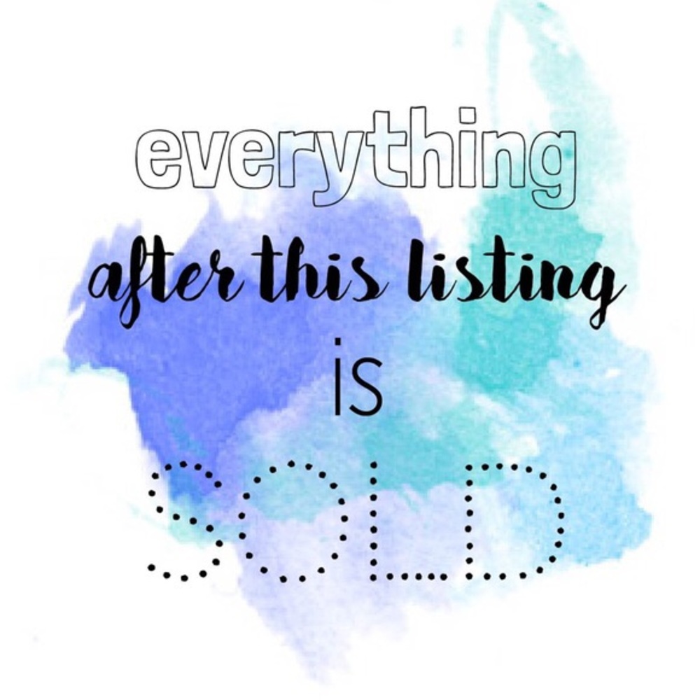 Everything after this listing has SOLD 🛍